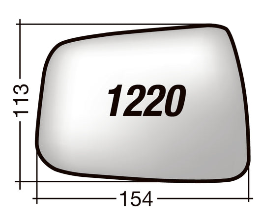 Vetro SPECCHIO RETROVISORE Destro DX HONDA JAZZ 2006-2008