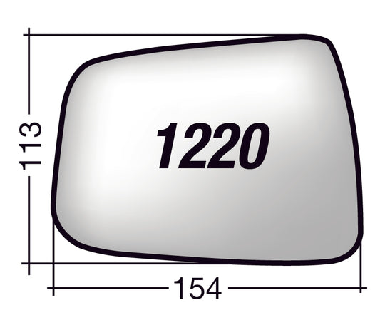 Vetro SPECCHIO RETROVISORE Sinistro SX HONDA JAZZ 2006-2008