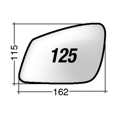 Vetro SPECCHIO RETROVISORE Destro DX BMW SERIE 6 (F12) 2011-