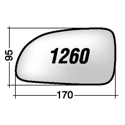 Vetro SPECCHIO RETROVISORE Destro DX HYUNDAI ACCENT 2001-2003