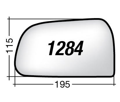 Vetro SPECCHIO RETROVISORE Sinistro SX HYUNDAI TUCSON 2004-2009