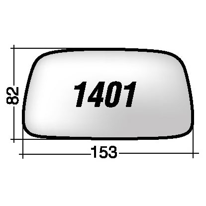 Vetro SPECCHIO RETROVISORE Destro DX VOLVO 440 1987-1994