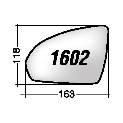 Vetro SPECCHIO RETROVISORE Sinistro SX SMART FORTWO 2007-2015