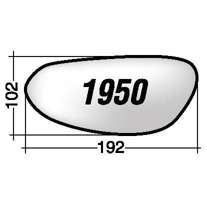 Vetro SPECCHIO RETROVISORE Sinistro SX PORSCHE 911 -