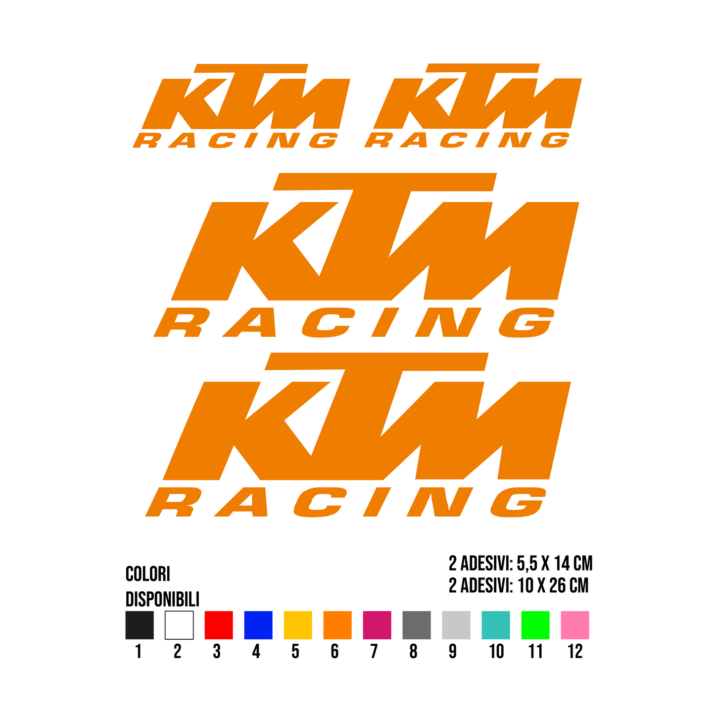 Kit Adesivi KTM