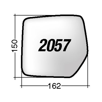 Vetro SPECCHIO RETROVISORE Sinistro SX DODGE NITRO 2007-2011