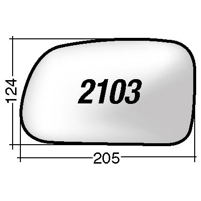 Vetro SPECCHIO RETROVISORE Destro DX SSANGYONG KYRON -