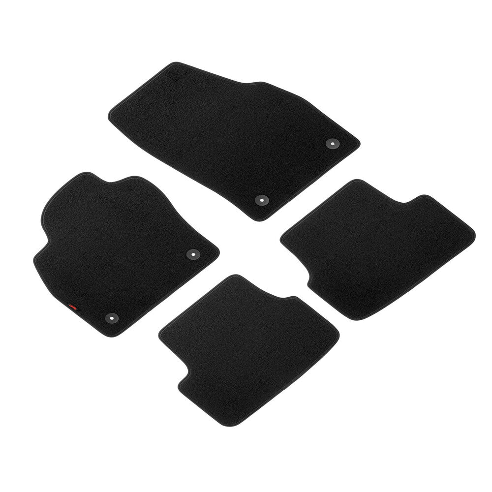 23284 - Set tappeti su misura in moquette - compatibile per  Audi A1 Sportback (11/18>) -  Seat Arona (11/17>) -  Seat Ibiza 5p (06/17>) -  Volkswagen Polo 5p (10/17>) -  Skoda Fabia 5p (09/21>)