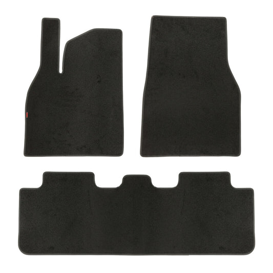 23381 - Set tappeti su misura in moquette - compatibile per  Tesla Model Y (01/25>)