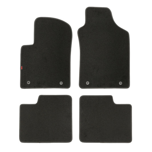 23382 - Set tappeti su misura in moquette - compatibile per  Fiat 500 (07/07>06/19) 2 fix lato guida -  Fiat 500 Hybrid (07/19>11/24) 2 fix lato guida