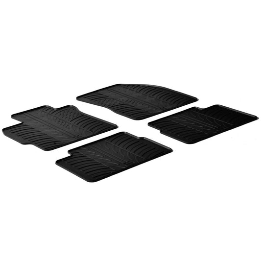 24385 - Set tappeti su misura in gomma - compatibile per  Toyota Auris 3p (04/07>11/12) -  Toyota Auris 5p (04/07>11/12)