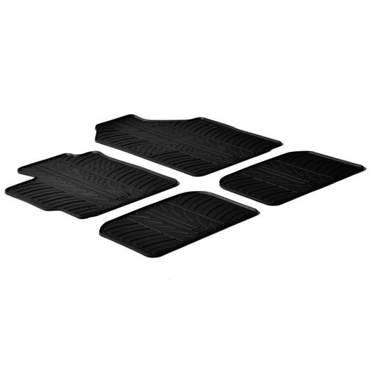 24386 - Set tappeti su misura in gomma - compatibile per  Toyota Urban Cruiser (05/09>09/14) -  Toyota Yaris 3p (01/06>09/11) -  Toyota Yaris 5p (01/06>09/11)