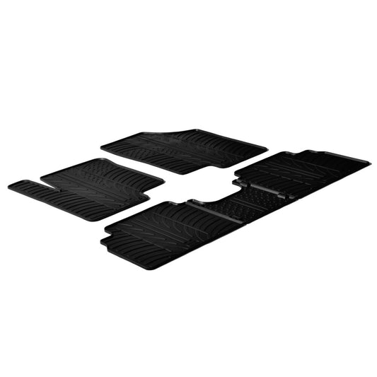 24397 - Set tappeti su misura in gomma - compatibile per  Hyundai ix20 (11/10>12/20) -  Kia Venga (02/10>11/19)