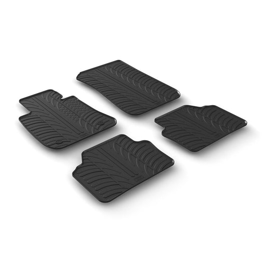 24425 - Set tappeti su misura in gomma - compatibile per  Bmw Serie 3 (E90) (03/05>01/12) -  Bmw Serie 3 Touring (E91) (09/05>05/12)