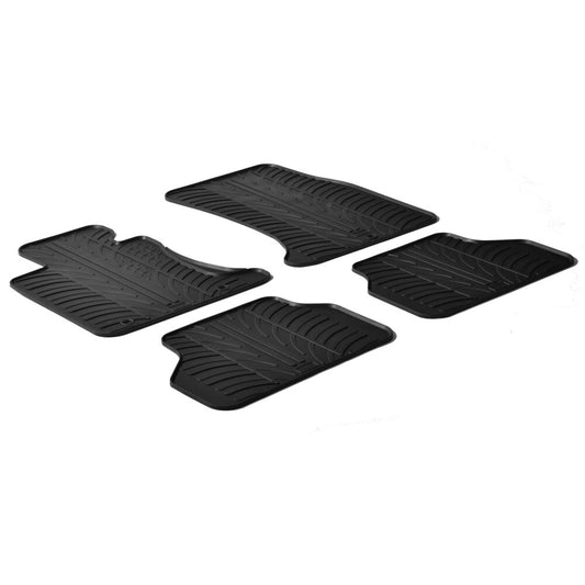 24433 - Set tappeti su misura in gomma - compatibile per  Bmw Serie 5 (E60) (07/03>12/09) -  Bmw Serie 5 Touring (E61) (04/04>05/10)