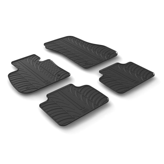 24437 - Set tappeti su misura in gomma - compatibile per  Bmw Serie 2 Active Tourer (F45) (09/14>09/21)