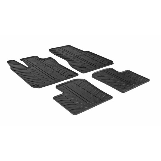 24442 - Set tappeti su misura in gomma - compatibile per  Renault Twingo (09/14>)