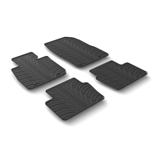 24444 - Set tappeti su misura in gomma - compatibile per  Mazda CX-3 (06/15>09/22)
