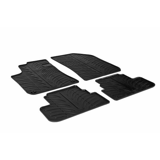 24455 - Set tappeti su misura in gomma - compatibile per  Peugeot 308 5p (10/13>07/21) -  Peugeot 308 sw (05/14>08/21)