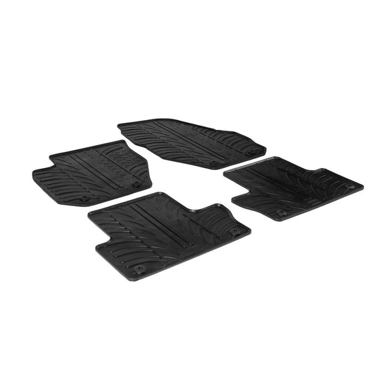 24472 - Set tappeti su misura in gomma - compatibile per  Volvo XC60 (11/08>04/17)