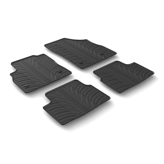 24480 - Set tappeti su misura in gomma - compatibile per  Opel Astra K 5p (11/15>11/21) manuale -  Opel Astra K Sports Tourer (03/16>02/22) manuale