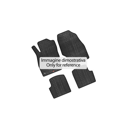 24486 - Set tappeti su misura in gomma - compatibile per  Land Rover Range Rover Sport (06/13>06/22)