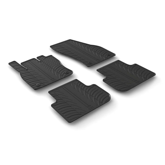 24489 - Set tappeti su misura in gomma - compatibile per  Volkswagen Tiguan (05/16>11/23)