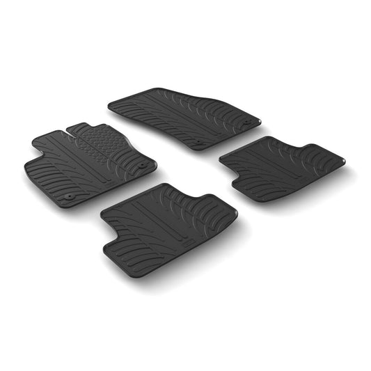 24491 - Set tappeti su misura in gomma - compatibile per  Audi Q2 (11/16>)