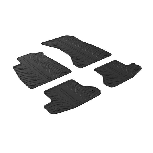 24498 - Set tappeti su misura in gomma - compatibile per  Audi A5 Cabrio (03/17>) -  Audi A5 Coupè (09/16>)