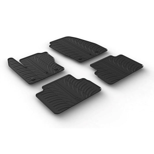 24506 - Set tappeti su misura in gomma - compatibile per  Ford C-Max (04/15>03/20) -  Ford C-Max 7 (04/15>03/20)