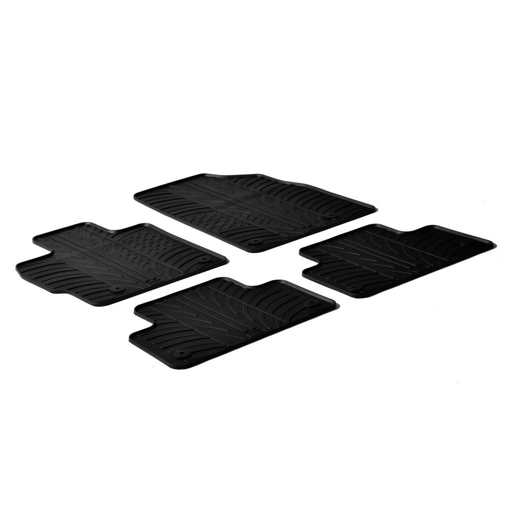 Tappeti In Gomma Per Ford Tourneo Custom 8 Posti 2024 - Set Completo Anteriore + 2 File + Bagagliaio - Foto 2