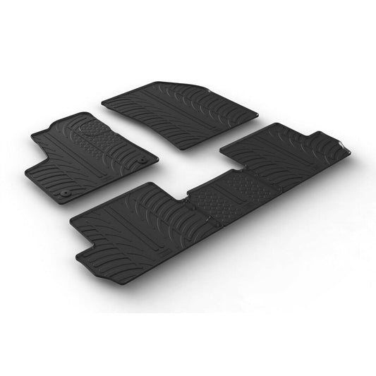 24510 - Set tappeti su misura in gomma - compatibile per  Peugeot 3008 (10/16>11/23) -  Peugeot 3008 (11/20>11/23)