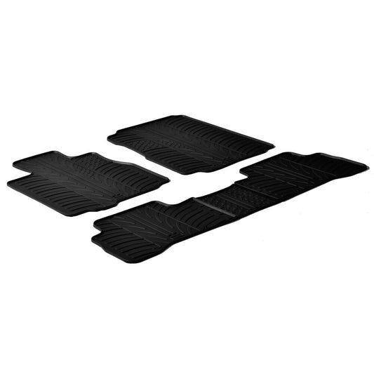 24551 - Set tappeti su misura in gomma - compatibile per  Honda CR-V (01/07>09/12)