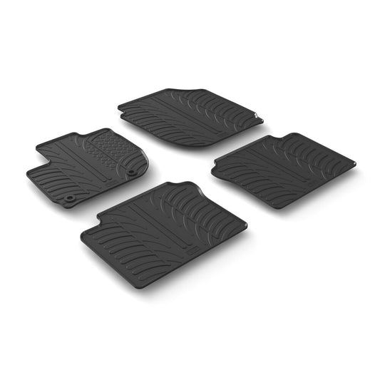 24553 - Set tappeti su misura in gomma - compatibile per  Honda HR-V (09/15>10/21)