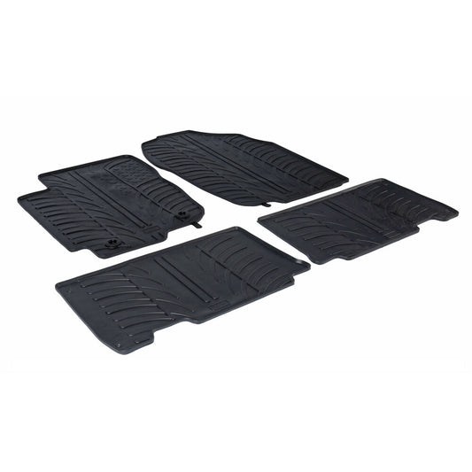 24576 - Set tappeti su misura in gomma - compatibile per  Toyota Rav4 (03/13>02/19) no 4x4, no automatico