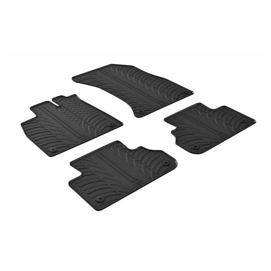 24582 - Set tappeti su misura in gomma - compatibile per  Audi Q5 (03/17>)
