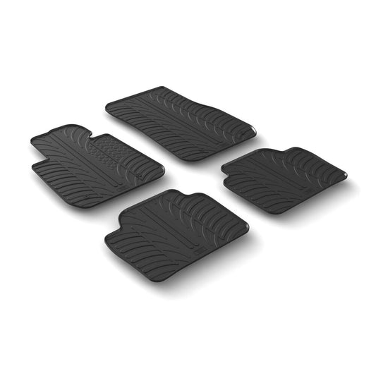 24586 - Set tappeti su misura in gomma - compatibile per  Bmw Serie 3 (F30) (02/12>11/18) -  Bmw Serie 3 Touring (F31) (06/12>07/19)