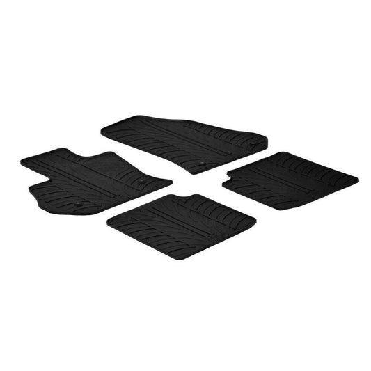 24591 - Set tappeti su misura in gomma - compatibile per  Fiat 500L (09/12>05/17)