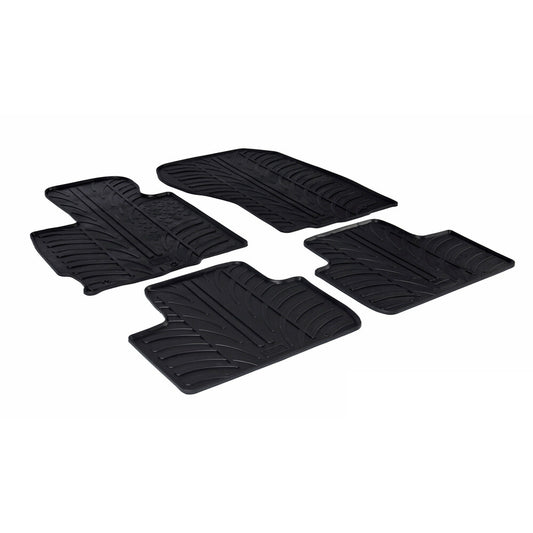24609 - Set tappeti su misura in gomma - compatibile per  Citroen C4 Aircross (04/12>12/17) -  Mitsubishi ASX (07/10>12/12)