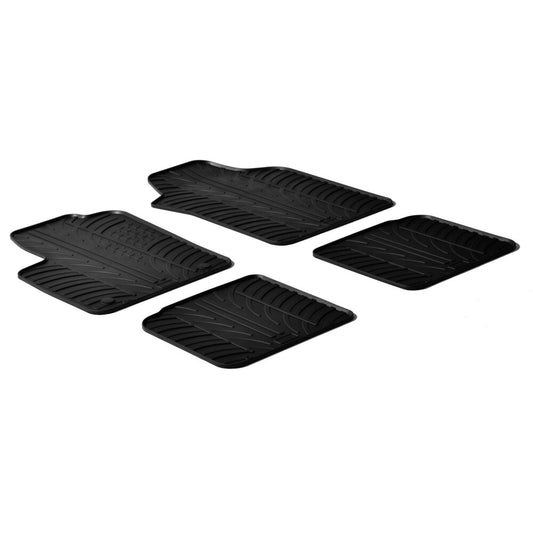 24611 - Set tappeti su misura in gomma - compatibile per  Lancia Ypsilon 5p (06/11>)