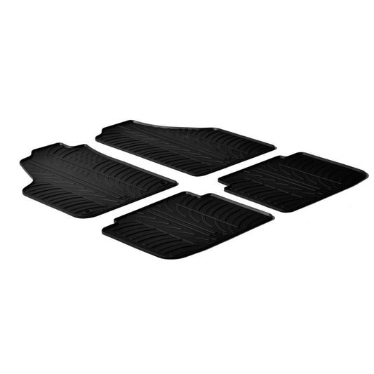 24612 - Set tappeti su misura in gomma - compatibile per  Fiat Idea (05/08>11/12) -  Lancia Musa (10/07>12/13)