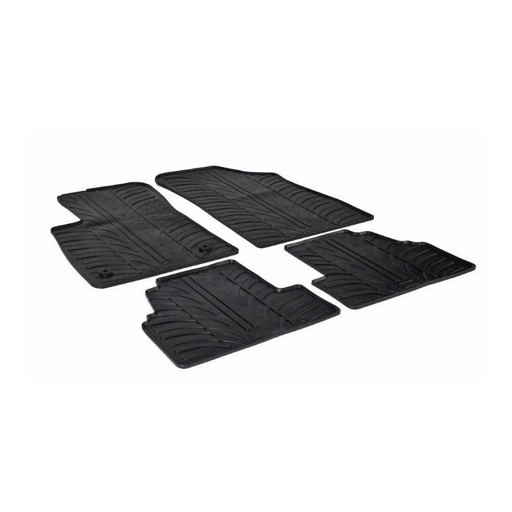 24615 - Set tappeti su misura in gomma - compatibile per  Chevrolet Trax (03/13>09/15) -  Opel Mokka (11/12>03/16) -  Opel Mokka X (04/16>12/19)