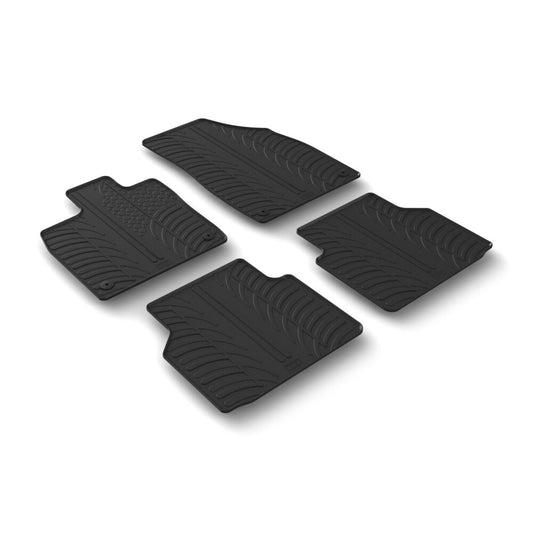 24639 - Set tappeti su misura in gomma - compatibile per  Audi Q4 E-Tron 5p (06/21>)