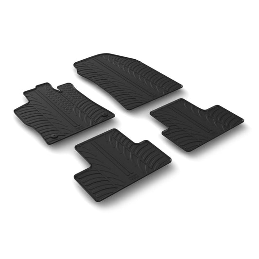 24643 - Set tappeti su misura in gomma - compatibile per  Peugeot 308 5p (08/21>) -  Opel Astra L 5p (12/21>) -  Opel Astra L Sports Tourer (03/22>)