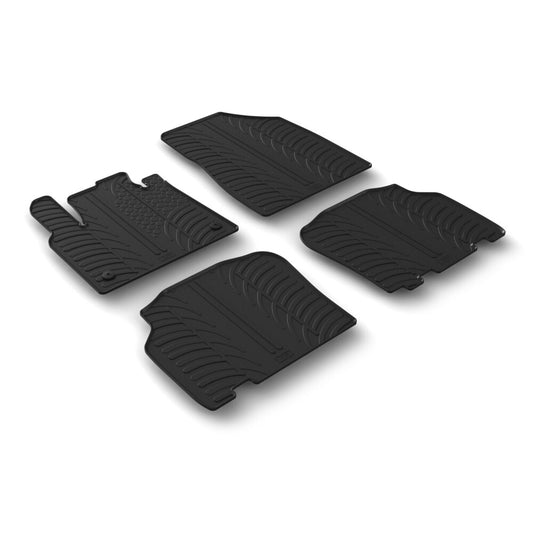 24655 - Set tappeti su misura in gomma - compatibile per  Mercedes Citan Tourer (11/21>) -  Renault Kangoo 5p (06/21>) -  Mercedes eCitan (12/23>) -  Mercedes EQT (12/23>)