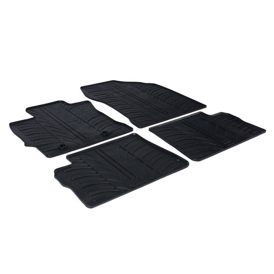 24659 - Set tappeti su misura in gomma - compatibile per  Toyota Auris 5p (12/12>03/19) anche ibrida -  Toyota Auris Touring Sports (10/13>03/19) anche ibrida