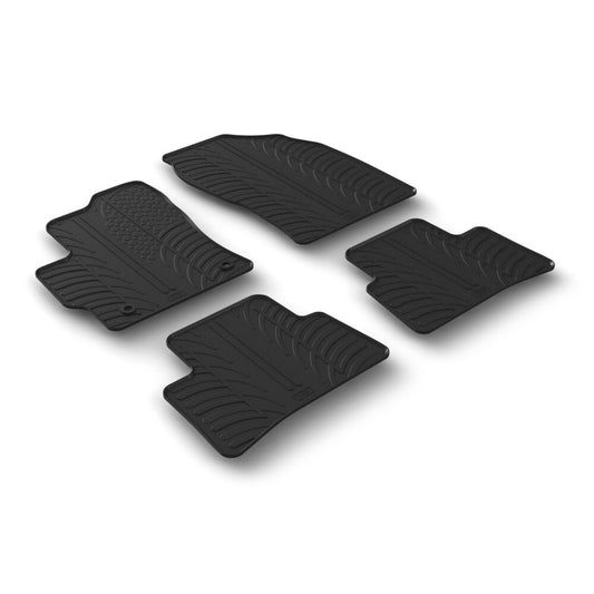 24665 - Set tappeti su misura in gomma - compatibile per  Toyota Corolla Cross 5p (09/22>) automatico, ibrida
