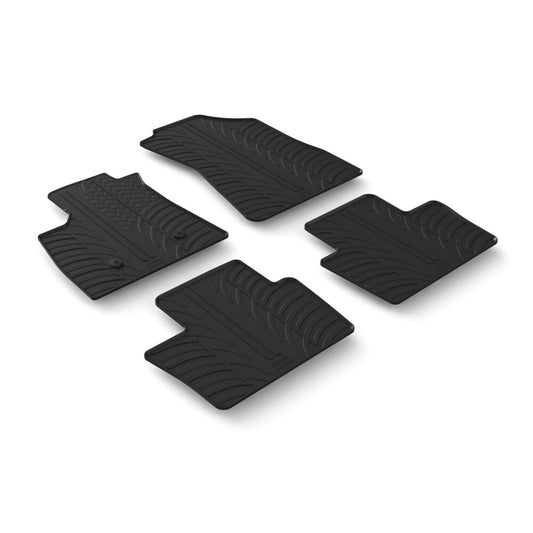 24667 - Set tappeti su misura in gomma - compatibile per  Renault Austral 5p (09/22>) automatico, ibrida