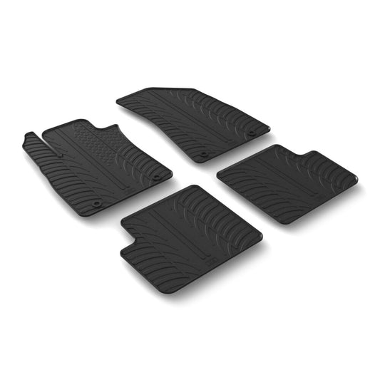 24676 - Set tappeti su misura in gomma - compatibile per  MG ZS (03/21>) manuale, no ibrida