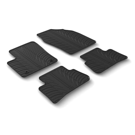 24681 - Set tappeti su misura in gomma - compatibile per  Toyota C-HR (12/23>) automatico, ibrida